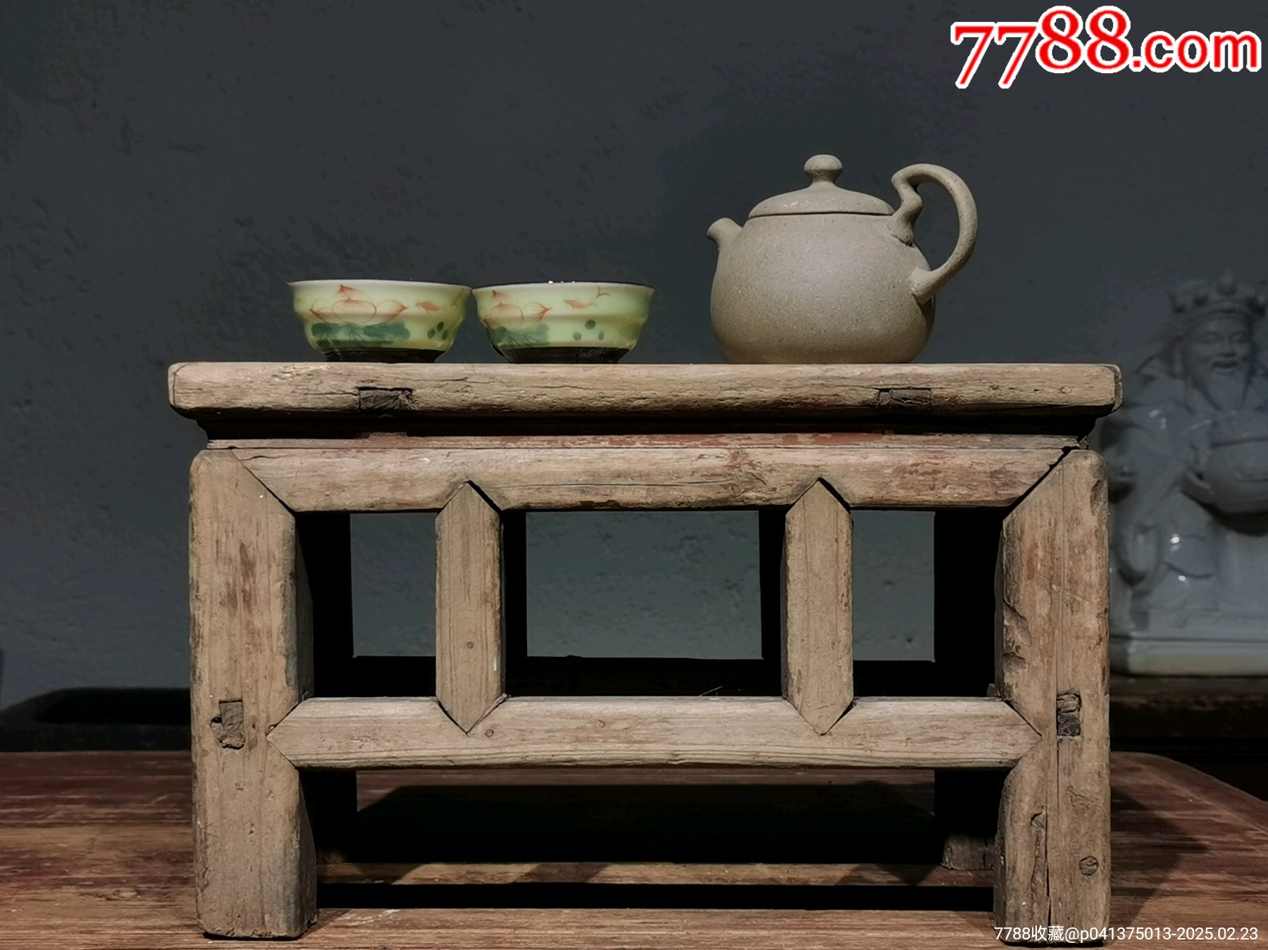 匠人純手工侘寂風(fēng)木制小板凳干泡小茶臺(tái)底座擺件裝飾件民國(guó)_價(jià)格188元_第3張_7788收藏__收藏?zé)峋€