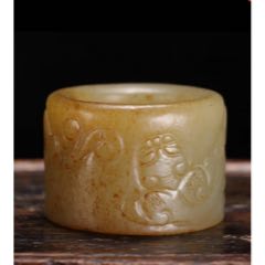 清代老和田玉童子-和田玉-7788旧书网