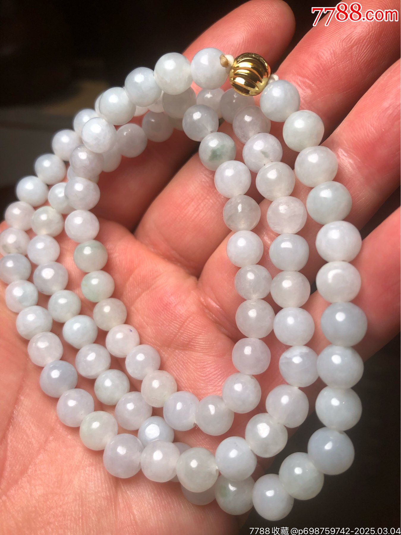 天然翡翠A貨糯種珠串_價(jià)格248元_第3張_7788收藏__收藏?zé)峋€(xiàn)