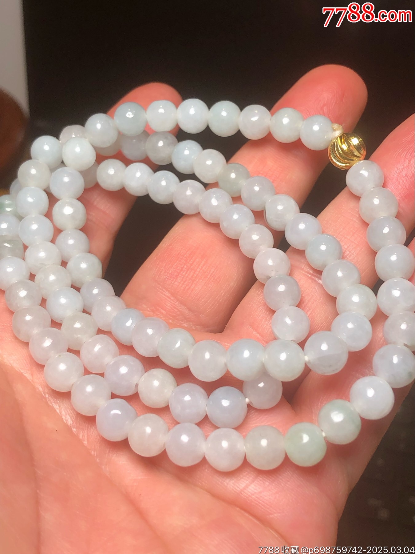 天然翡翠A貨糯種珠串_價(jià)格248元_第4張_7788收藏__收藏?zé)峋€(xiàn)