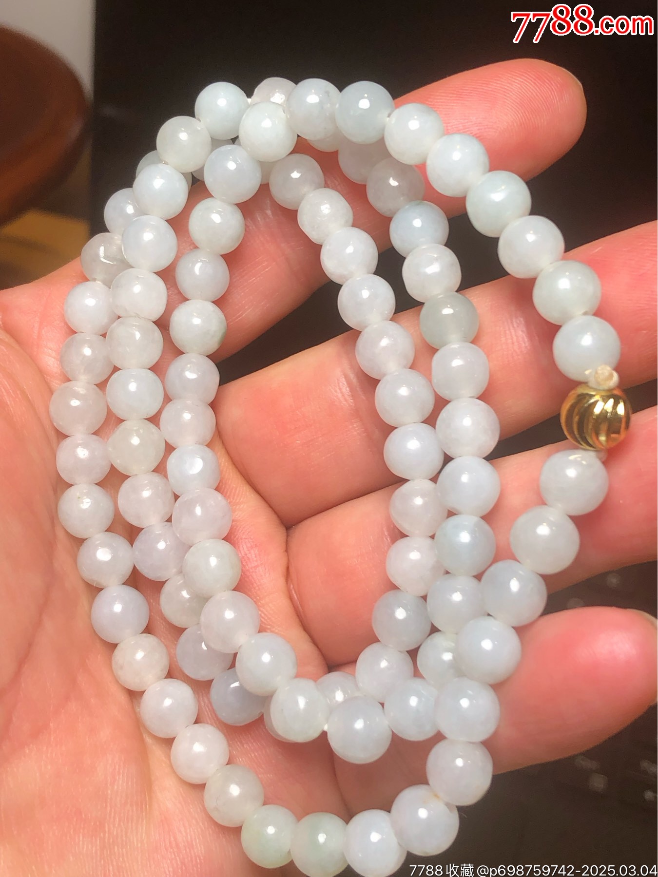 天然翡翠A貨糯種珠串_價(jià)格248元_第5張_7788收藏__收藏?zé)峋€(xiàn)