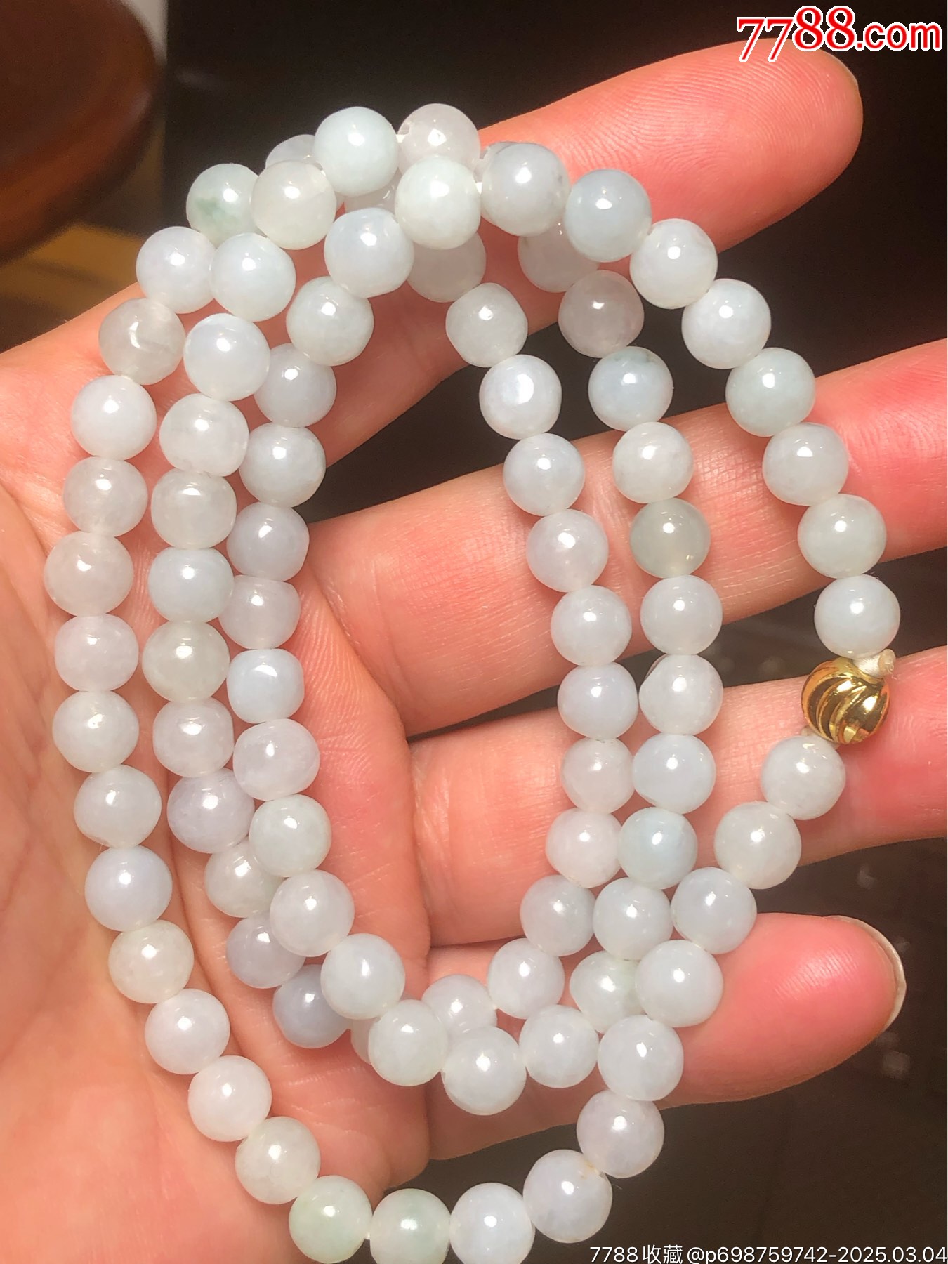 天然翡翠A貨糯種珠串_價(jià)格248元_第9張_7788收藏__收藏?zé)峋€(xiàn)