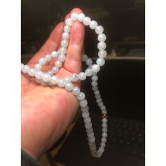 天然翡翠A貨糯種珠串
