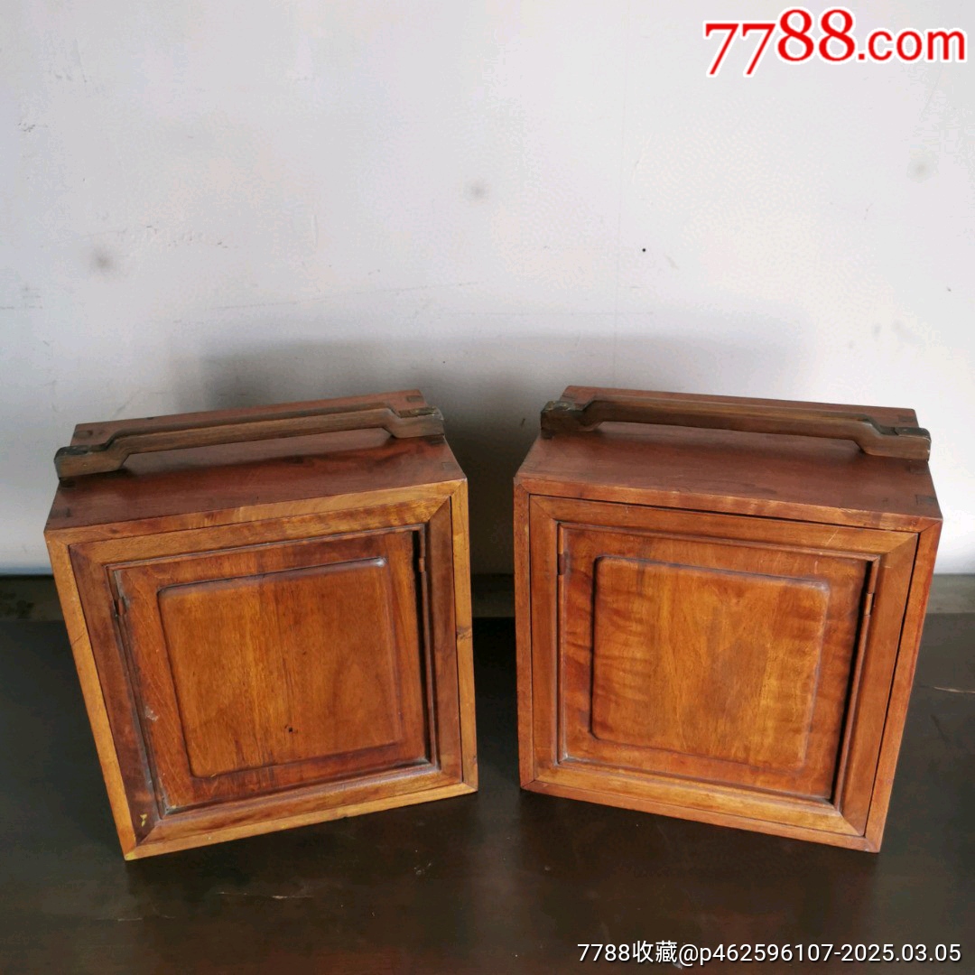 古玩舊藏清代核桃木書箱一對_價格6800元【雷雷的店】_第3張_7788收藏__收藏?zé)峋€