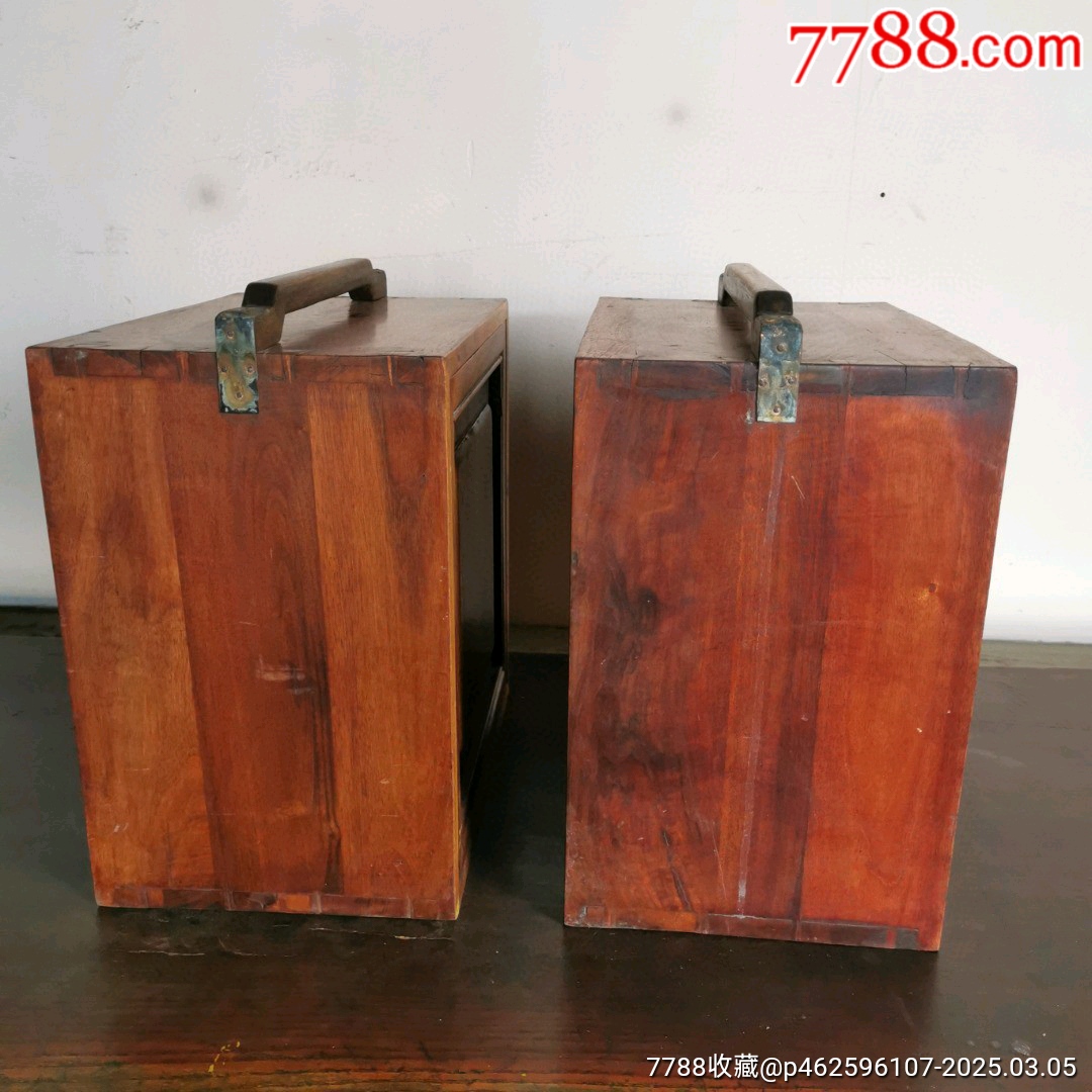 古玩舊藏清代核桃木書箱一對_價格6800元【雷雷的店】_第8張_7788收藏__收藏?zé)峋€
