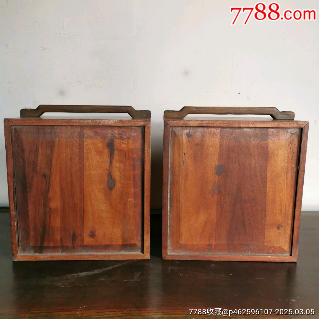 古玩舊藏清代核桃木書箱一對_價格6800元【雷雷的店】_第9張_7788收藏__收藏?zé)峋€