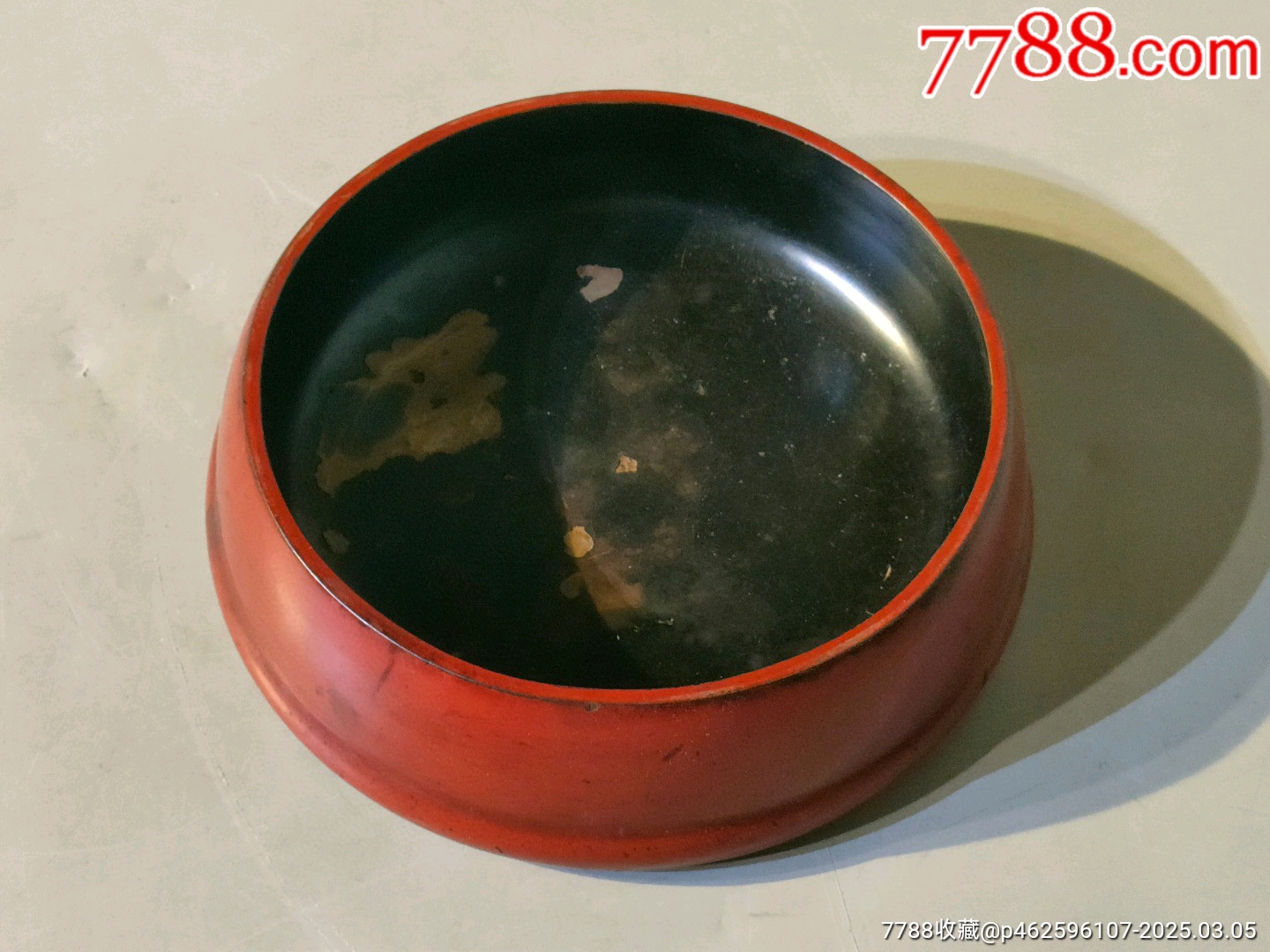 古玩舊藏木胎朱紅漆器朝珠盒_價格4000元【雷雷的店】_第6張_7788收藏__收藏?zé)峋€