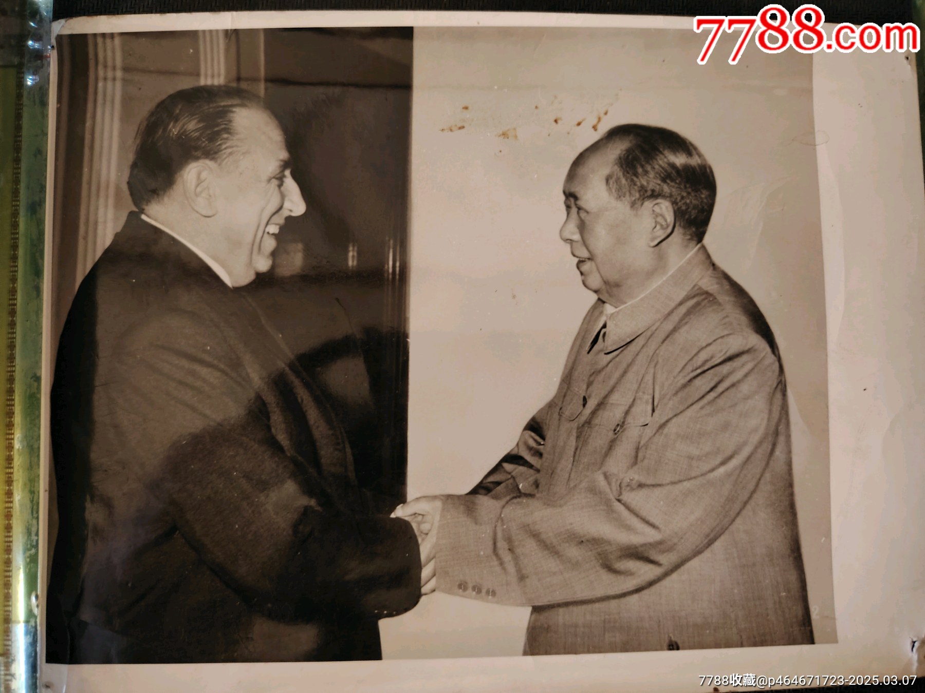 文*老照片《基辛格＊密访华毛主席接见》宽20.5厘米高15厘米-价格:300元-se105505904-老照片-零售-7788收藏__收藏热线