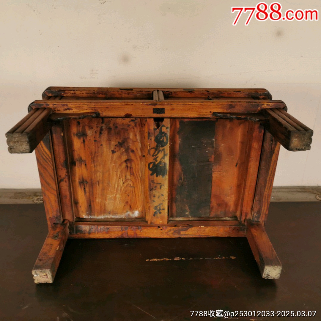 古玩舊藏清代榆木書桌_價格2600元【雷雷的店】_第3張_7788收藏__收藏?zé)峋€