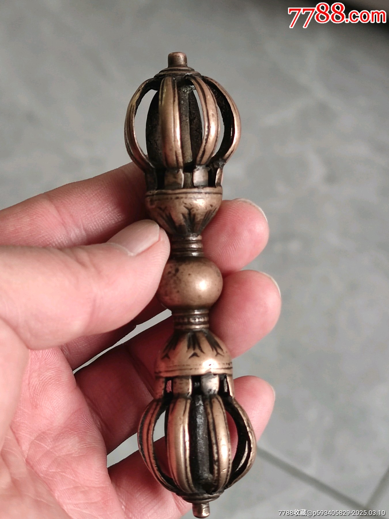 藏传金刚杵-价格:18000元-se105555888- 其它佛/道藏品-零售-7788收藏__收藏热线