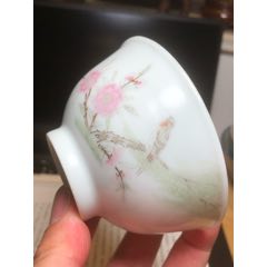 清末民初杏林春燕描金珍品茶園