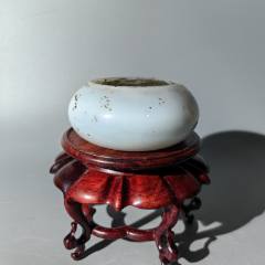 民國琉璃水洗包老老琉璃牌子掛墜把件帶板扳指飾品盤子筆筒_清茗敘瓷丶
