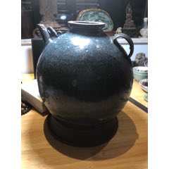 清代鈞釉紫砂胎酒壺