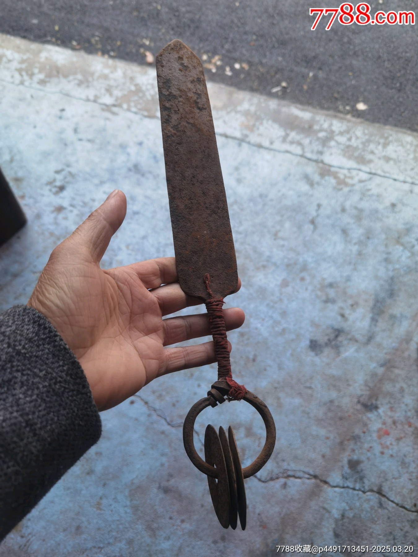 大号师刀-价格:350元-se105726361- 其它佛/道藏品-零售-7788收藏__收藏热线
