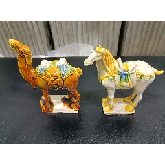 唐三彩骆驼和马(se105740962)