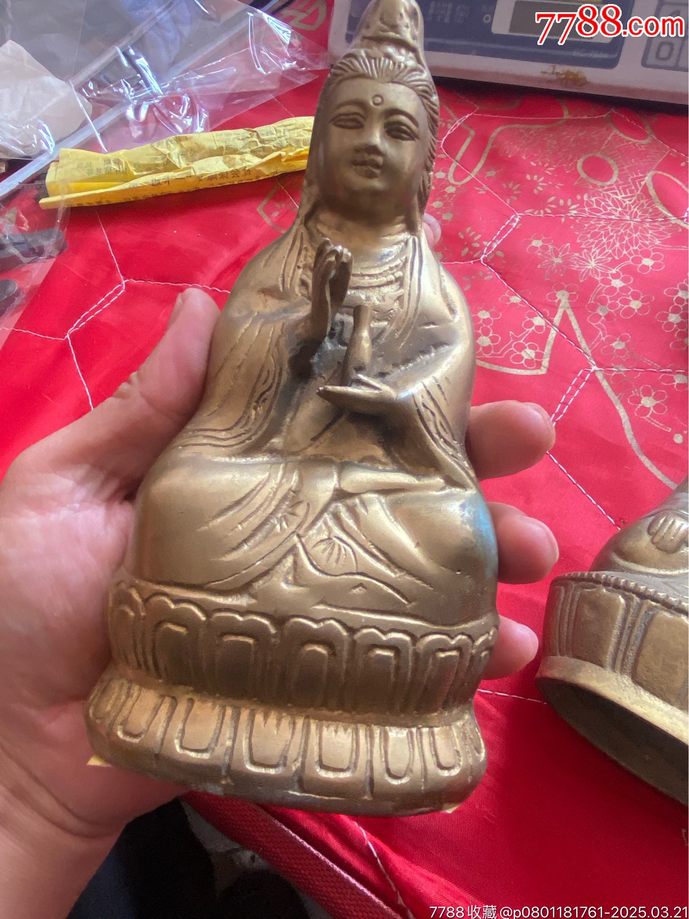 佛像古董，「大明宣德年製」在銘，高2⃣️9⃣️cm，重3800克 A monumental gilt-bronze figure of Panjarnata Mahakala, Mark
