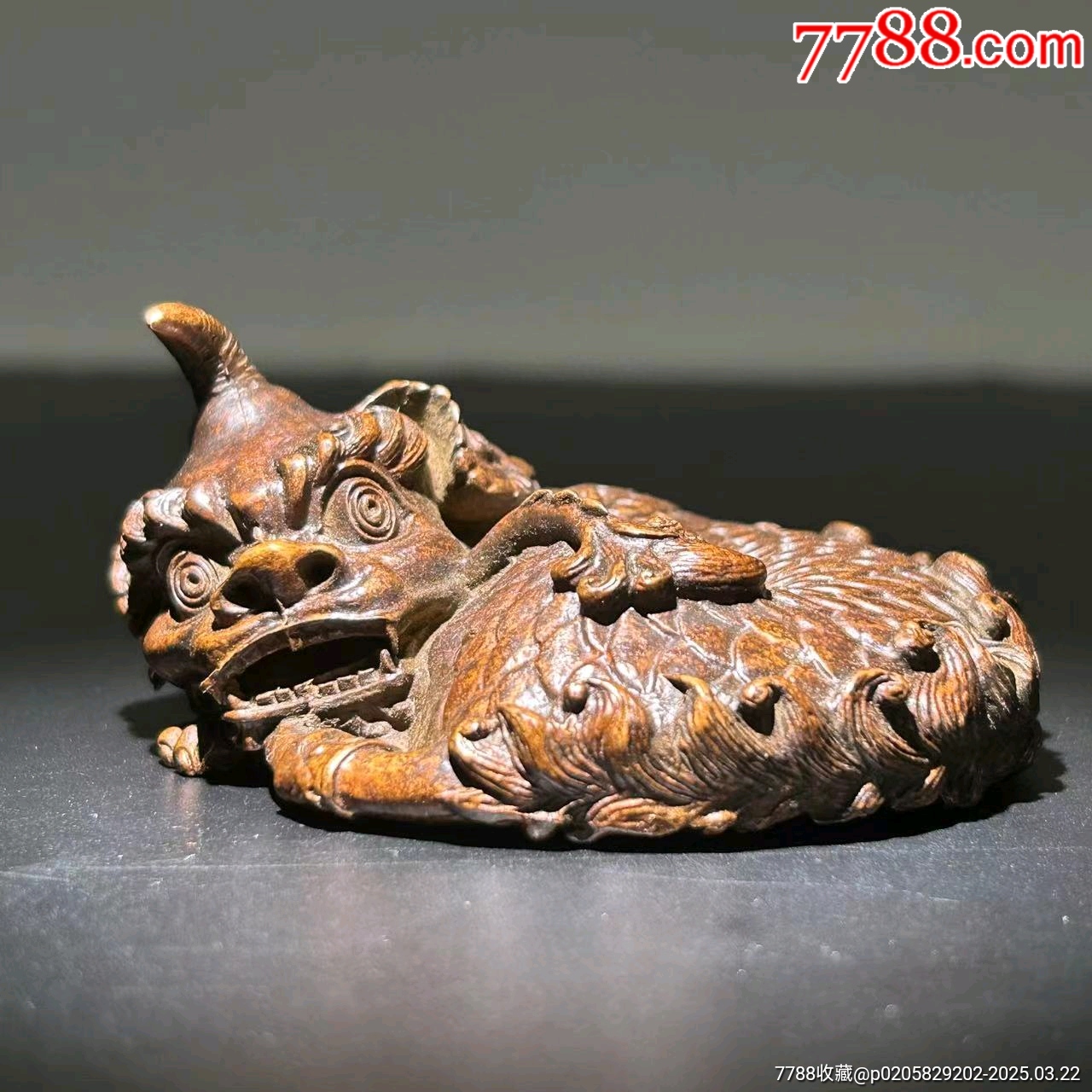 諦聽紫銅老包漿諦聽麒麟擺件手把件藝術(shù)品書房文玩收藏品_價格169元【新匯創(chuàng)億商行】_第4張_7788收藏__收藏?zé)峋€