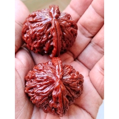 全品白狮子文玩老核桃一对_文玩核桃_古玩于的店【7788红宝书】