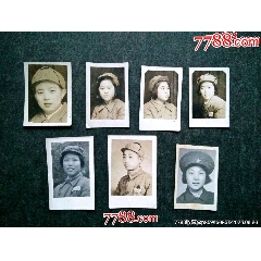 攝于1950年解放軍女軍人7張合售(se105813694)_風雅書亭
