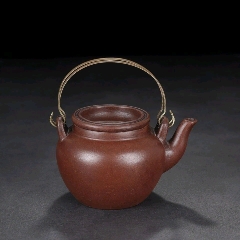 老式紫砂福肚提梁泡茶壺中式手工庫存清倉家用茶具紫砂壺(se105814940)_新匯創(chuàng)億商行