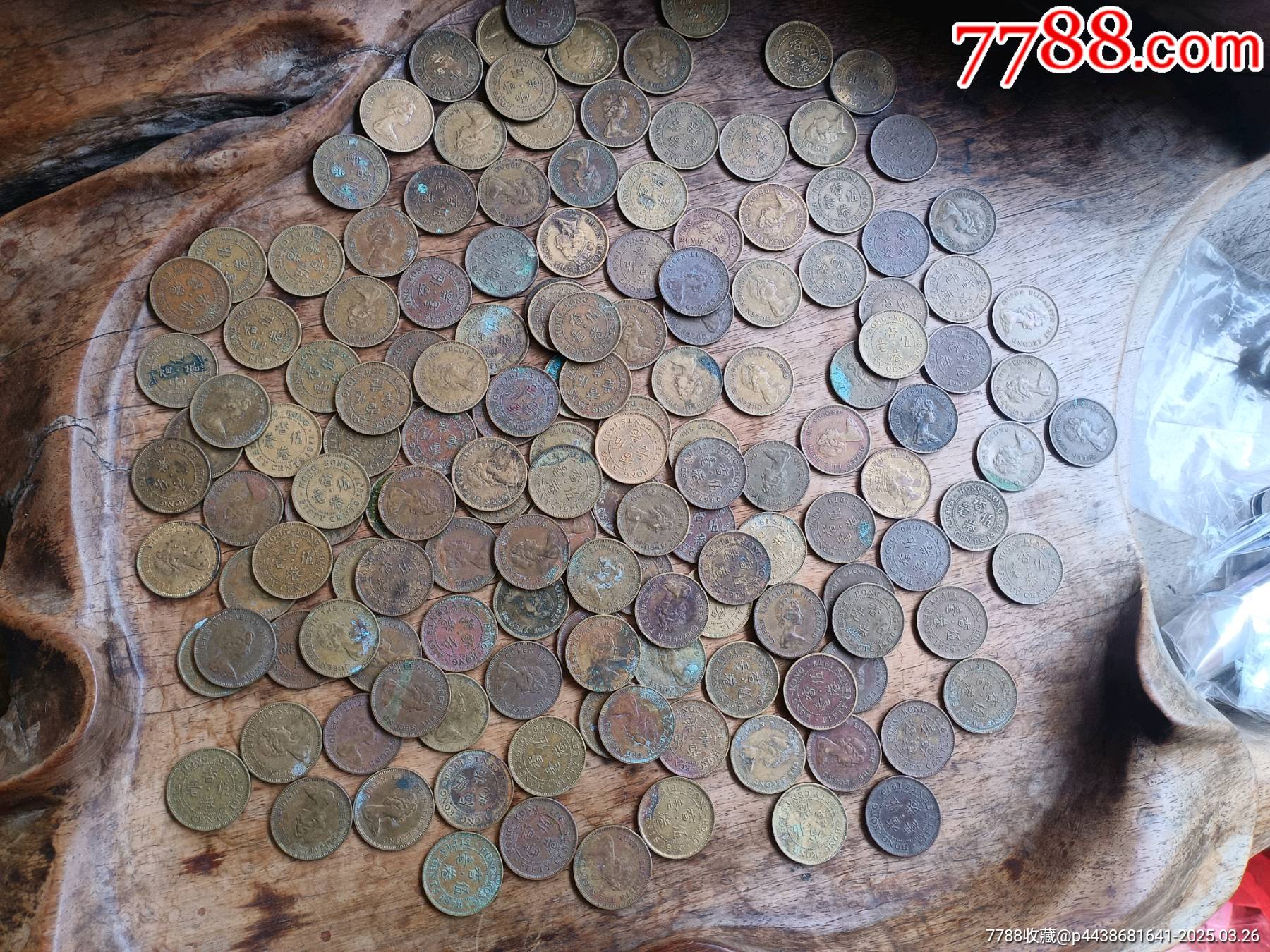 7080年代香港伍毫伍角5角硬币150个_港澳台钱币_鉴别图片_收藏价格_7788陶器收藏
