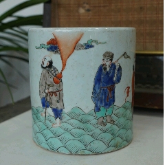 五彩八仙過(guò)海紋筆海(se105835739)_連師主