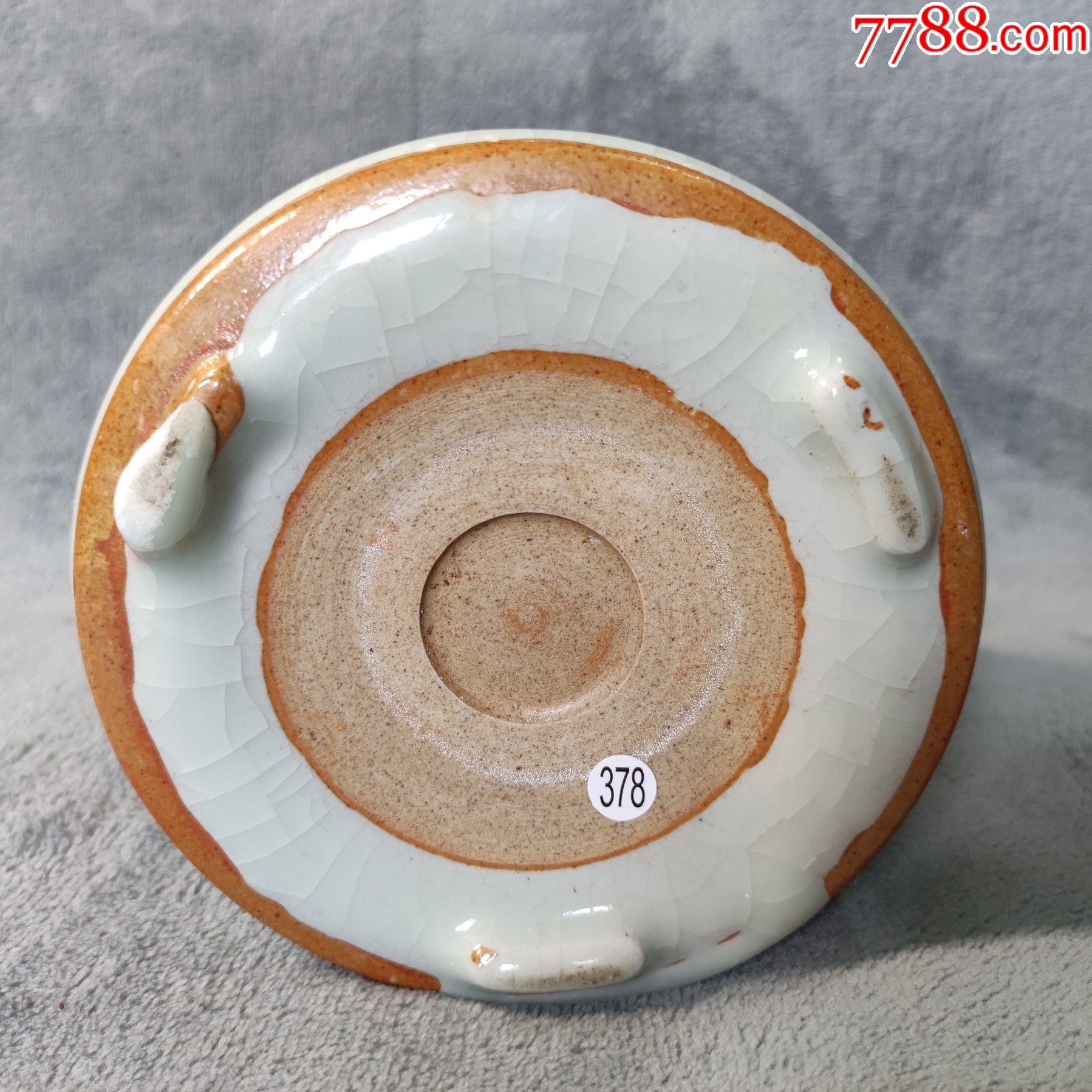 378#藏瓷明或清早期冰裂釉開片三足筆筒口徑13.2cm高11cm955克_價(jià)格5678元【呈祥書畫苑】_第4張_7788收藏__收藏?zé)峋€
