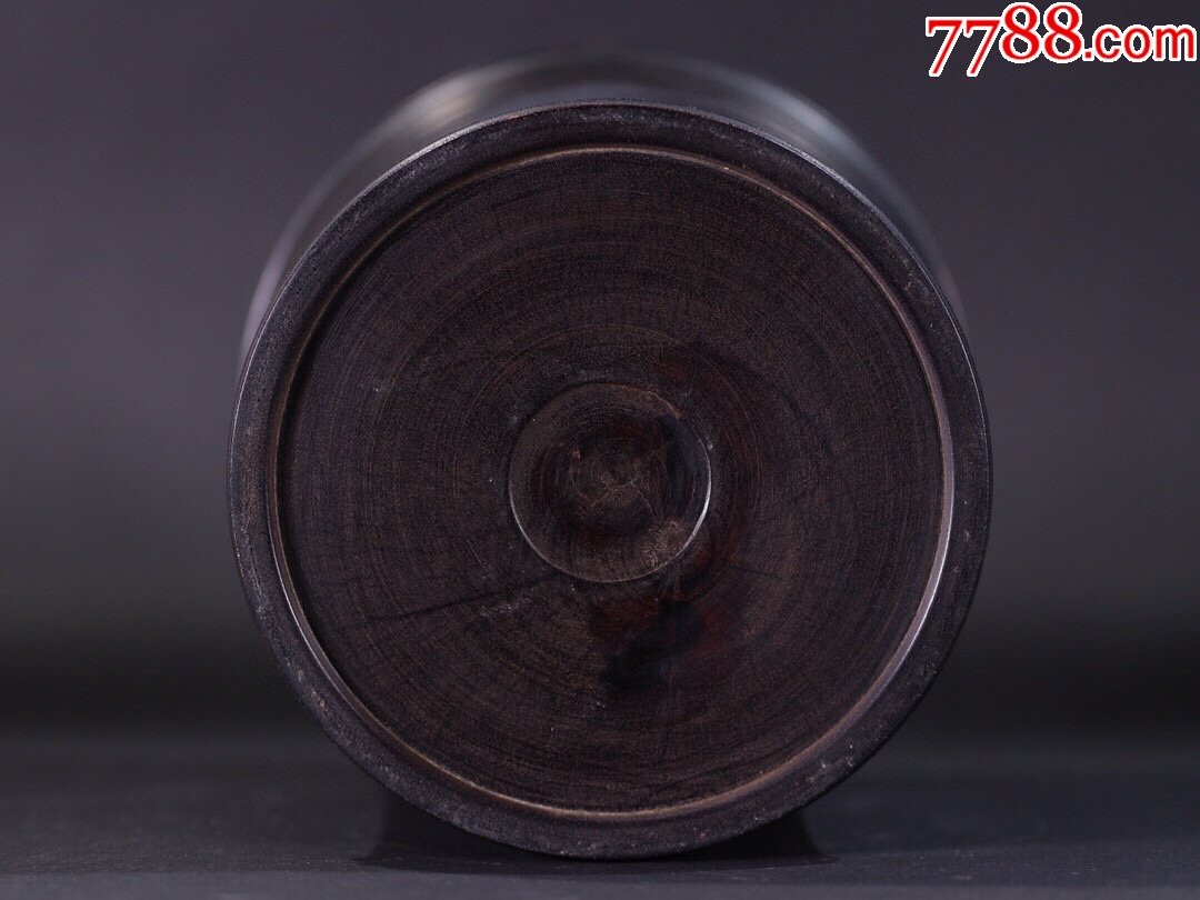 380#藏品晚清小葉紫檀木素面文房筆筒口徑13.4cm高12.4cm_價(jià)格3456元【呈祥書畫苑】_第9張_7788收藏__收藏?zé)峋€
