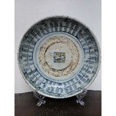 明代三足青花香炉，明清瓷器收藏，精致的兽头足，青花发色沉稳