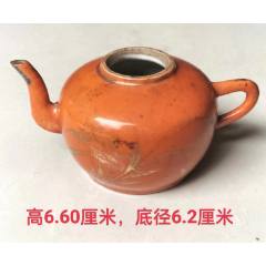 珊瑚红描金图【小壶】_红釉瓷_路旁小店欢迎您【7788红宝书】