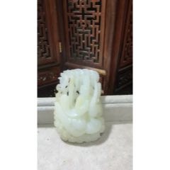 唐宋时期和田白玉人物菩萨驾游-和田玉-7788红宝书