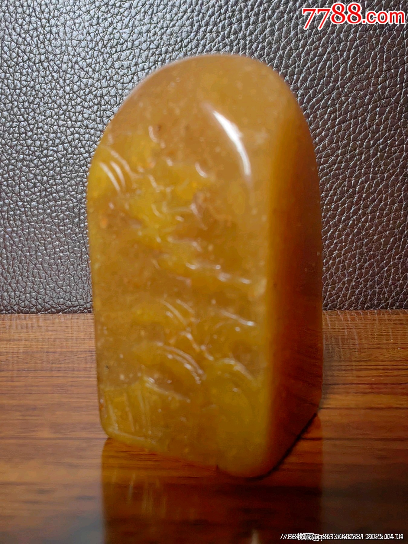 寿山黄皮高山黄石印_寿山石印_收藏好玩具【7788红宝书】