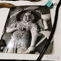 民国北平（北京）颐和园—昆明湖、万寿山佛香阁之风景，1940年