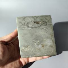 民國刻魚藻紋硯包老硯臺端硯歙硯石硯澄泥硯磚硯木硯紅絲硯(se106014232)_清茗敘瓷丶