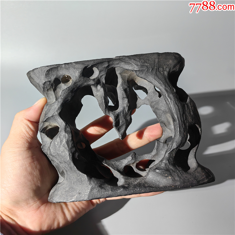 建國初鏤空靈璧石石座包老石器石槽筆筒山子筆架擺件工具禮器_價(jià)格350元【清茗敘瓷丶】_第7張_7788收藏__收藏?zé)峋€