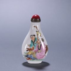 和田玉鼻烟壶-鼻烟壶-7788红宝书