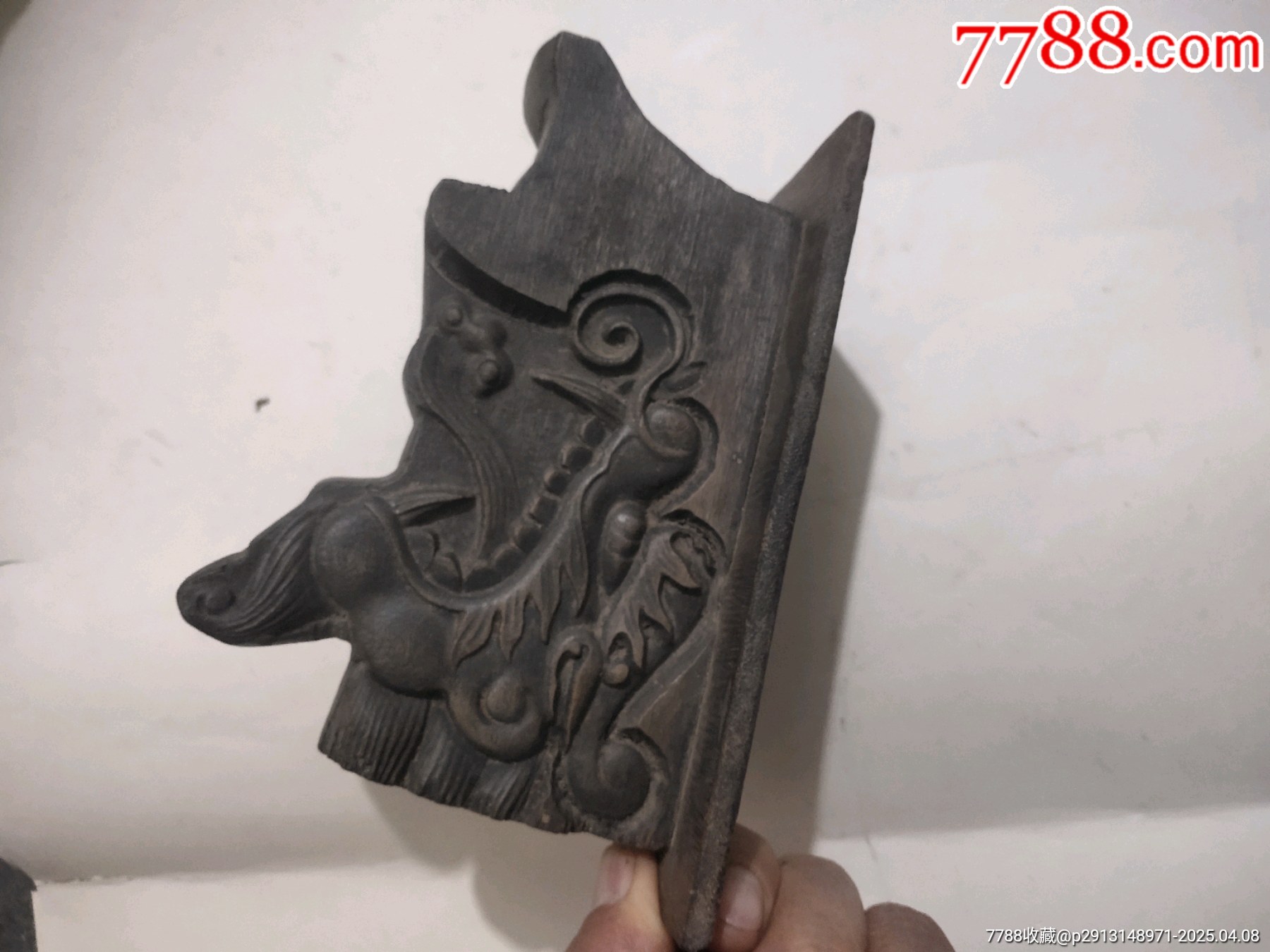 老木雕民國(guó)時(shí)期，巴掌大小_價(jià)格58元【聚鑫院】_第1張_7788收藏__收藏?zé)峋€
