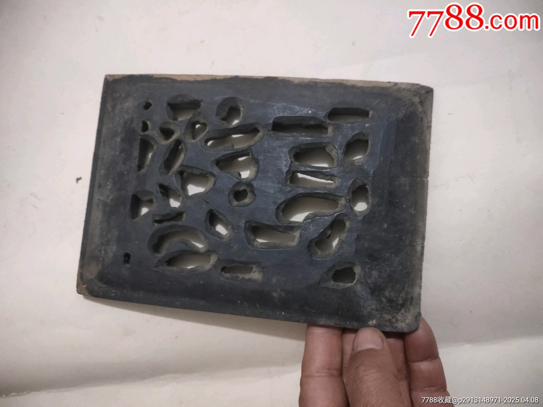 老椅子后背雕花鏤空雕刻，品相看圖以圖為準(zhǔn)，長(zhǎng)19寬13厘米感興趣的話點(diǎn)“我想要_價(jià)格60元【聚鑫院】_第2張_7788收藏__收藏?zé)峋€