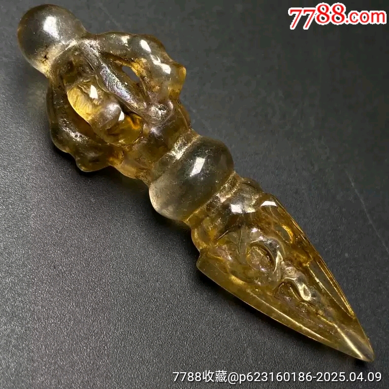 古玩舊藏藏區(qū)回流老料水晶金剛杵_價格800元_第1張_7788收藏__收藏熱線