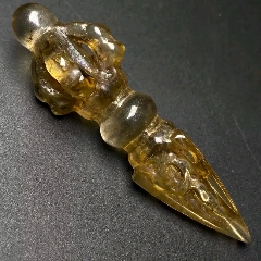 古玩舊藏藏區(qū)回流老料水晶金剛杵_雷雷的店