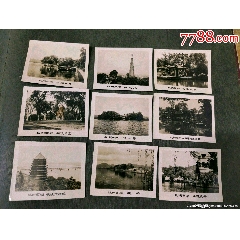 五六十年代杭州西湖景點風景照9張合售(se106082107)_風雅書亭