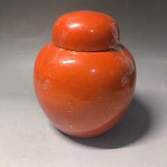 清祭红釉梅瓶-红釉瓷-7788旧书网