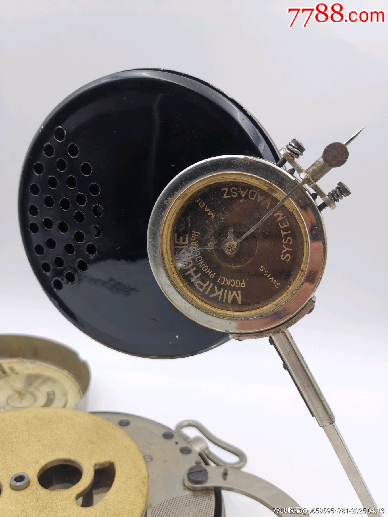 1920年代瑞士懷表式留聲機~微型折疊留聲機_價格4105元_第14張_