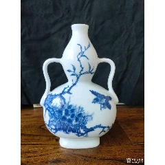 清乾隆青花缠枝莲纹盖罐_青花瓷_极简宋瓷【7788旧书网】