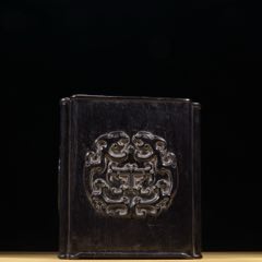 紫檀雕筆筒 清紫檀人物筆筒- 沐澤古美術