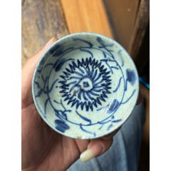 清代乾隆青花缠枝莲纹罐一个（实价）偏远到付-青花瓷-7788红宝书