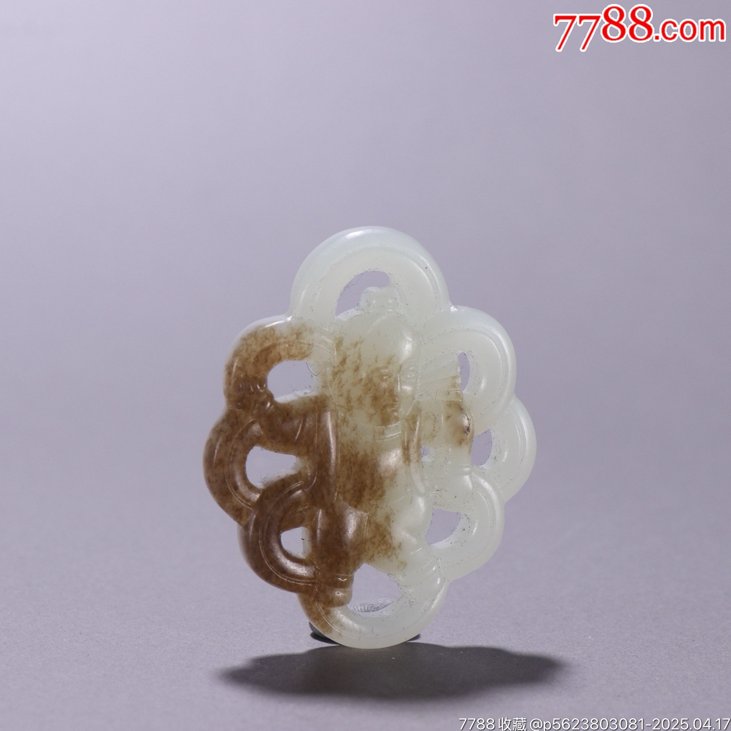 中国 人物刻 和田玉 白玉 童子 細密彫 - メルカリ