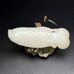 明清老玉和田玉三不猴笔架-和田玉-7788红宝书 明清老玉和田玉三不猴笔架-和田玉-7788红宝书