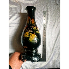 六七十年代福建产脱胎漆器---大漆花瓶（请仔细阅读商品简介！）-漆瓶