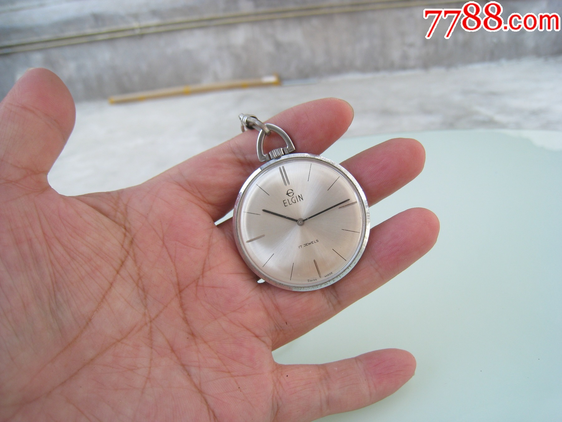 埃爾金7001瑞士懷表【手動(dòng)機(jī)械】男好品_價(jià)格410元_第2張_